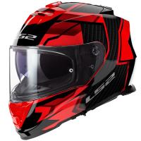 LS2 Мотошлем FF800 Storm II Tracker черно-красный в Рязани