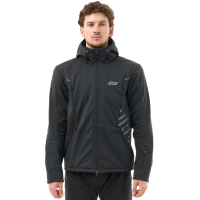 Dragonfly Мототолстовка DF Urban Man 2025 Black с защитой в Рязани
