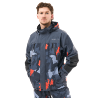 Dragonfly Мембранная куртка Quad 2.0 Man 2025 Grey - Orange Camo в Рязани