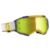 Scott Очки кроссовые Fury yellow/blue yellow chrome works в Рязани