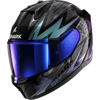Shark Шлем D-Skwal 3 Blast-R Black/Green/Glitter в Рязани
