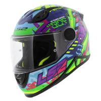 LS2 Мотошлем FF812 Kid Svent Blue Green в Рязани