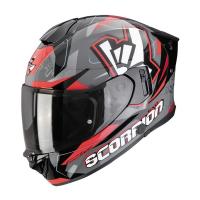 Scorpion Exo Мотошлем Exo-530 Air Rok Серый/Черный/Красный в Рязани