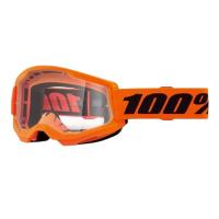 100% Очки Strata 2 V26 Goggle Neon Orange / Clear в Рязани