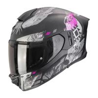 Scorpion Exo Мотошлем Exo-530 Air Hadji Черный/Серый/Розовый в Рязани