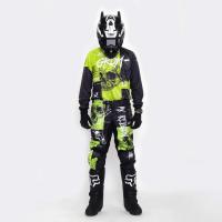 Grom Штаны кроссовые MX Religion lime в Рязани