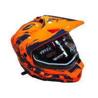 AiM Шлем детский JK802Y Orange/Blue в Рязани