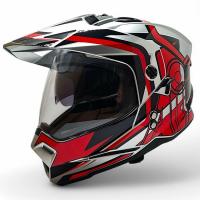 AIM Шлем кросс/эндуро JK802S Red/Grey/Black в Рязани