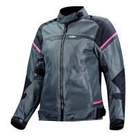 LS2 Мотокуртка женская Riva Lady черно-темно-серо-розовый в Рязани