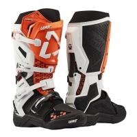 Leatt Мотоботы кроссовые 5.5 FlexLock Evo V27 White/Orange в Рязани