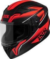 IXS Шлем 136 2.0 Kids Star 2 Черно-красно матовый в Рязани