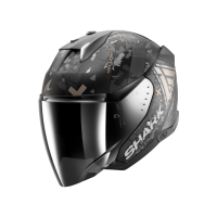 Shark Шлем Skwal I3 Jet Hellcat Mat Black/Chrome/Anthracite в Рязани