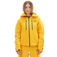 Dragonfly Куртка утепленная Gravity Premium Woman Yellow-Dark Ocean в Рязани