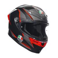 AGV Шлем K6 S 2206 Slashcut Black/Grey/Red в Рязани