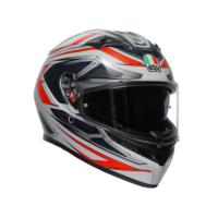 AGV Шлем K3 22.06 Space Matt White/Red Fluo в Рязани