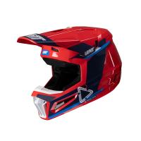 Leatt Шлем кроссовый детский Helmet Kit Moto 3.5 Jr V25 Royal в Рязани