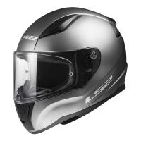 LS2 Мотошлем FF353 Rapid II Solid Matt Titanium серый матовый в Рязани