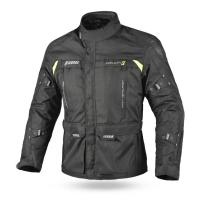 Dimox Мотокуртка текстиль Explorer Mens Touring Black/Yellow в Рязани