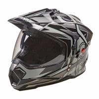 AIM Шлем кросс/эндуро JK802S Black/Grey/White в Рязани