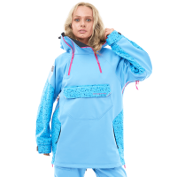 Dragonfly Куртка-анорак сноубордическая DF Uktus Woman Blue - Pink в Рязани