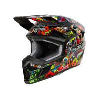 Oneal Шлем кроссовый детский 3Series Youth Crank V.24 красный/ зеленый в Рязани