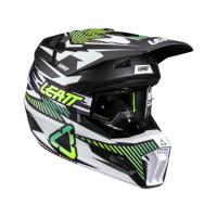 Leatt Шлем кроссовый 3.5 V26 Storm Teal + очки Vizion 3.5 в Рязани