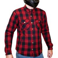 MCP Моторубашка Rebel Full kevlar черный-темно-красный в Рязани