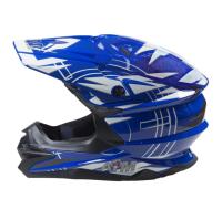 AiM Шлем кроссовый JK803S Blue/White в Рязани