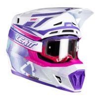 Leatt Шлем кроссовый  7.5 V26 Purple + очки Velocity 4.5 в Рязани