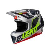 Leatt Шлем кроссовый Helmet Kit Moto 7.5 V25 Steel в Рязани