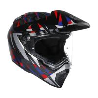 AGV Шлем AX9 E2206 V26 Steppa Carbon/Red/Blue в Рязани