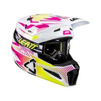 Leatt Шлем кроссовый 3.5 V26 Storm Pink + очки Vizion 3.5 в Рязани
