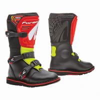 Forma Ботинки кроссовые детские Rock Black/Red/Yellowfluo в Рязани