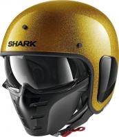 Shark шлем S-Drak Fiber Blank Glitter Gold в #REGION_NAME_DECLINE_PP#
