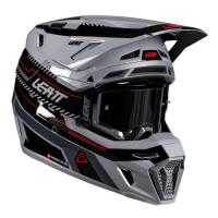 Leatt Шлем кроссовый 8.5 Grey V26 + очки Velocity 5.5 в Рязани