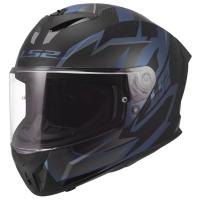 LS2 Мотошлем FF820 Rapid III Xtrem Black Blu Petrol в Рязани