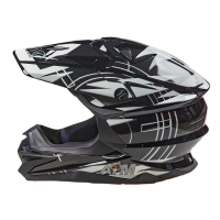 AiM Шлем кроссовый JK803S White/Black в Рязани