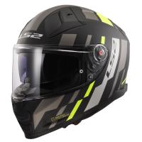 LS2 Мотошлем FF811 Vector II Tron матовый черно-желтый в Рязани
