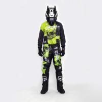 Grom Штаны кроссовые подростковые MX Religion lime в Рязани