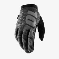 100% Мотоперчатки текстильные Brisker Glove Heather Grey  в Рязани