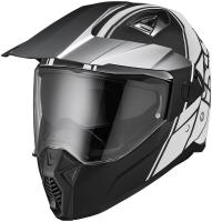 IXS Шлем IXS 208 2.0 Черно-Белый Матовый в Рязани
