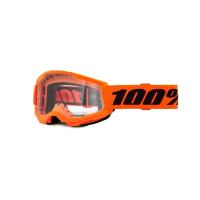 100% Очки подростковые Strata 2 Junior Neon Orange / Clear в Рязани