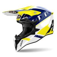 Airoh Мотошлем Wraaap Feel Yellow/Blue Gloss в Рязани