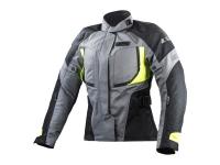 LS2 Мотокуртка женская Phase Lady Jacket серо-чёрно-жёлтый в Рязани