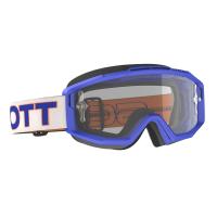 Scott Очки Split OTG white/blue clear works в Рязани