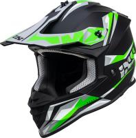 IXS шлем кроссовый 362 2.0 Черно-зеленый-белый в Рязани