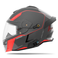 509 Шлем Delta V Carbon Commander с подогревом Racing Red в Рязани