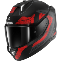 Shark Шлем Skwal i3 Rhad Mat Black/Chrome/Red в Рязани