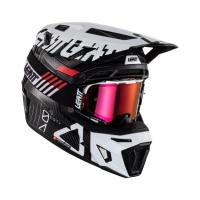 Leatt Мотошлем кроссовый Moto 9.5 Carbon Helmet Kit V24 White в Рязани