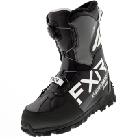 FXR Ботинки снегоходные X-Cross Pro BOA с утеплителем Black/White в Рязани